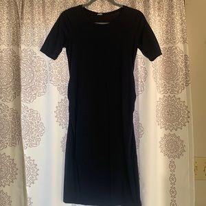 NWOT navy blue t-shirt maternity dress